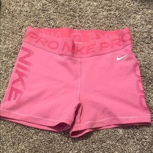 Nike Pink Athletic Shorts Lightweight Performance